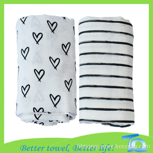 Fashionable Baby Swaddle Blanket Muslin Baby Wrap Organic